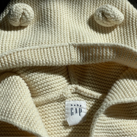 Baby Gap Bear Sweater Jacket - Picture 3 of 7